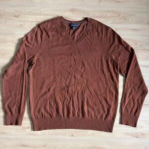 Banana Republic Sweater Men's V Neck 100% Merino Size L